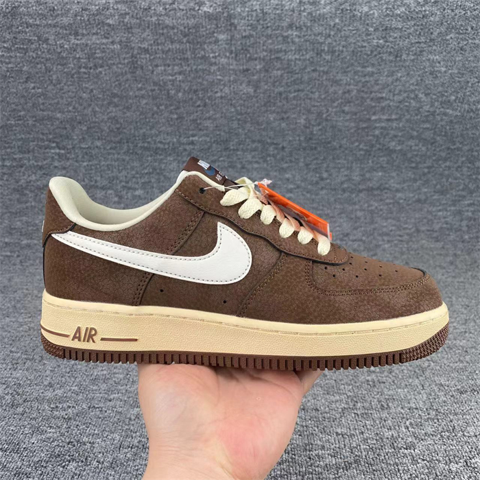 Women's Air Force 1 Brown Shoes Top 0272